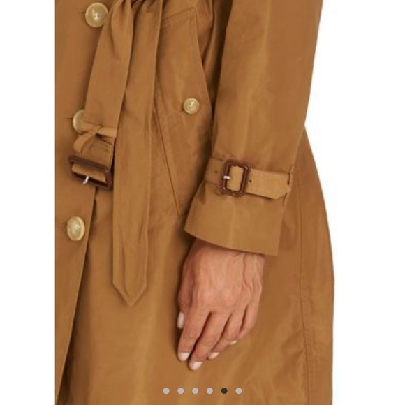 Burberry Detachable Hood Taffeta Trench Coat - Picture 5 of 10